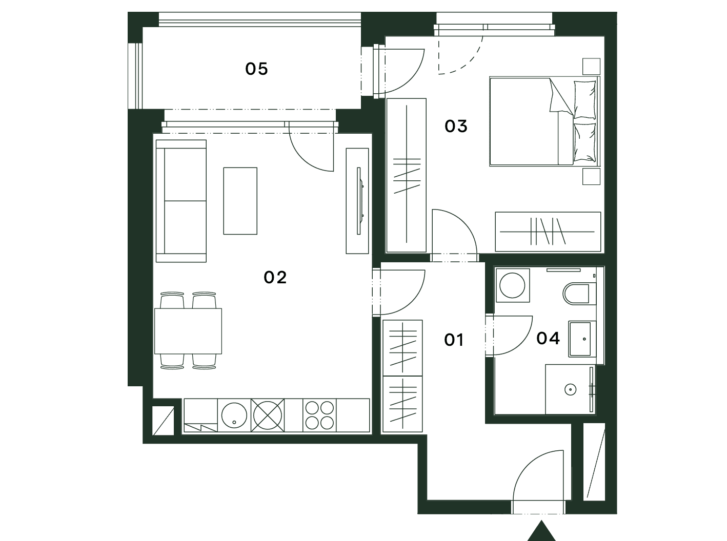 Apartment F6.306