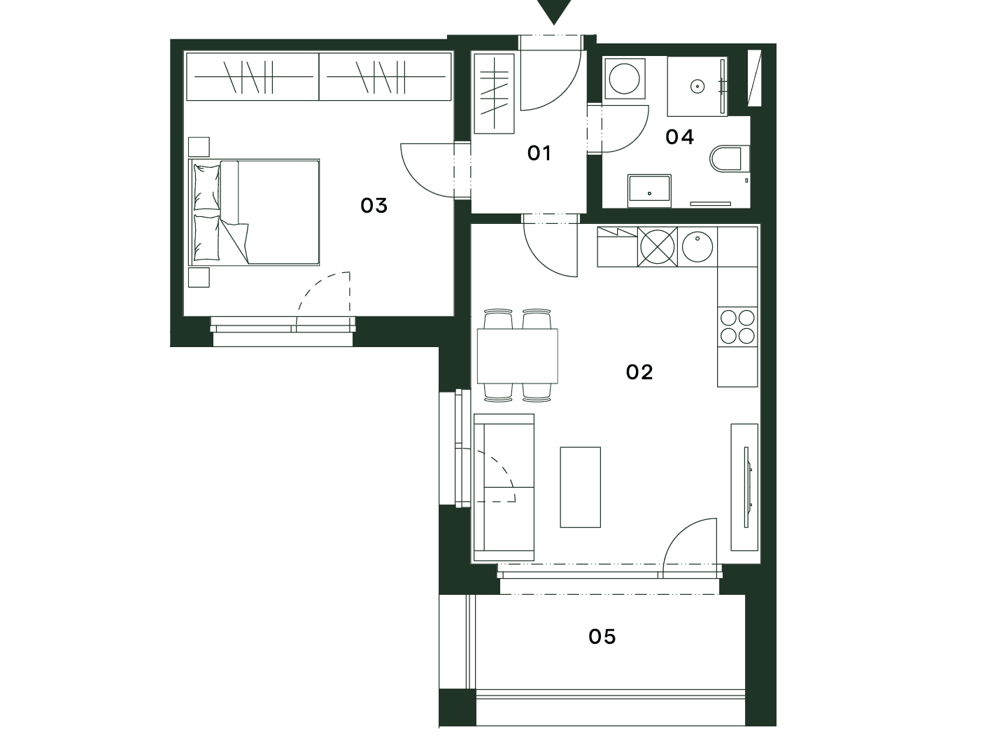 Apartment F6.204