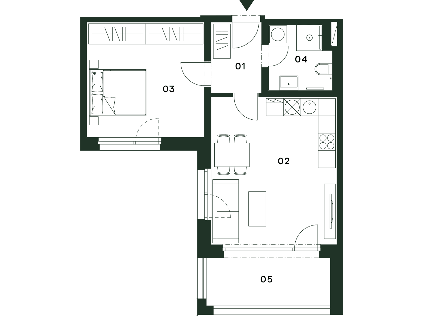 Apartment F6.404