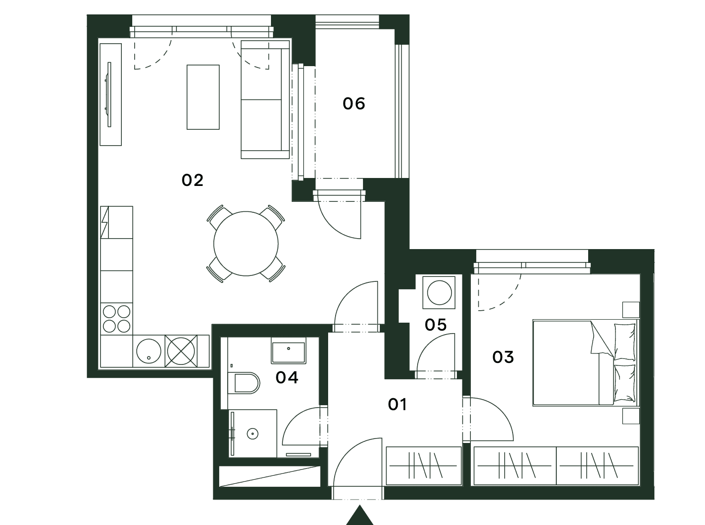 Apartment F6.401