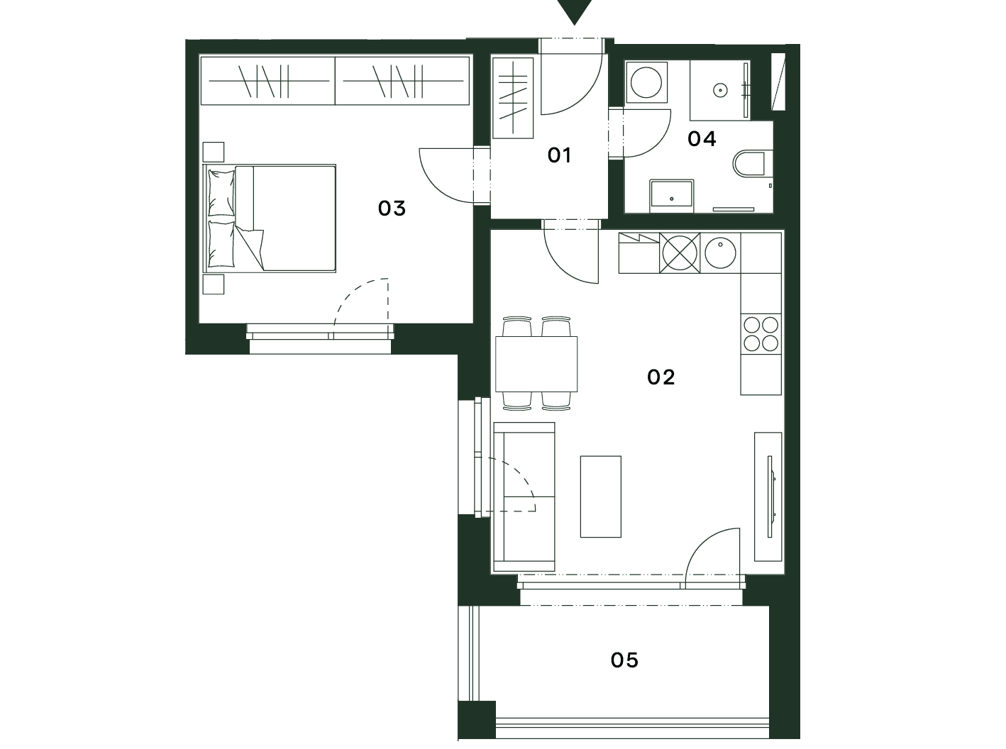 Apartment F6.304